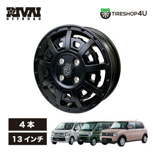 RIVAI OFFROAD Plastic Bomb 13×4J 4/100 +43 }bgubN/OXubNv[g zC[̂ 4{Zbg 4{i @CIt[h vX`bN{ yl ygbN yo It[h  MAT BL