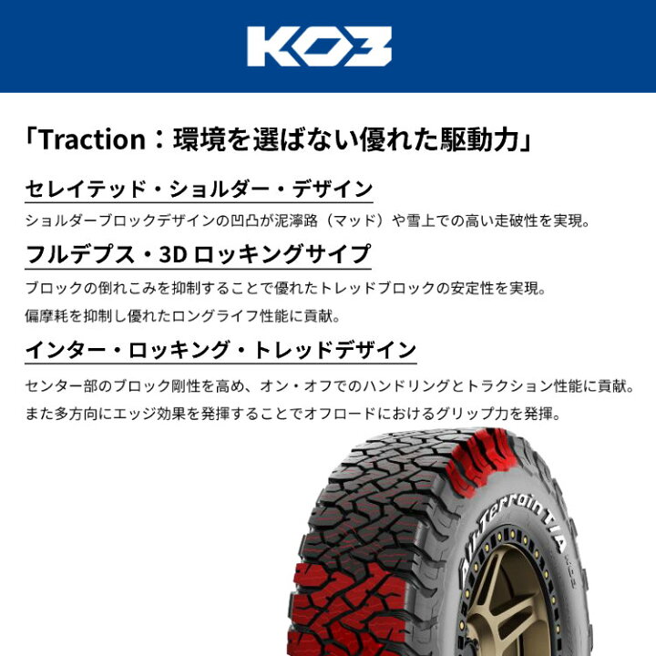 楽天市場】【取付対象】 送料無料 新品 4本セット BFGoodrich ALL 