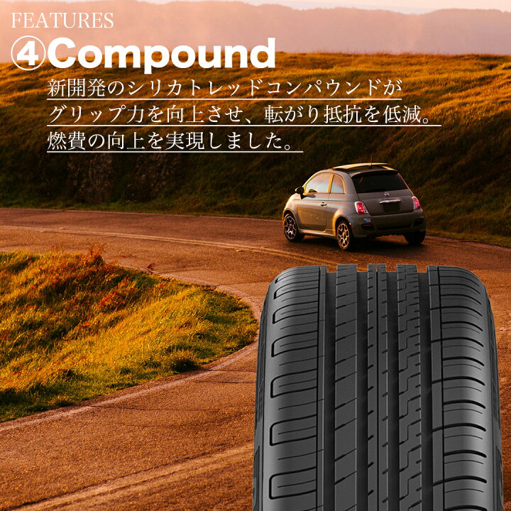 楽天市場】～2026年製 送料無料 DURATURN MOZZO 4S+ 205/40R17 デュラ 