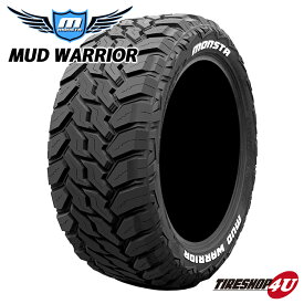 【取付対象】 4本セット 2023年製 送料無料 新品 オフロードタイヤ MONSTA MUD WARRIOR 285/50R20 119/116Q LT サマータイヤ マッドタイヤ M/T MT モンスタ 285/50-20 ホワイトレター ブロック 車