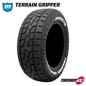 【取付対象】2024年製 4本セット 送料無料 新品 MONSTA TERRAIN GRIPPER 285/65R18 125/122Q 単品 サマータイヤ AT A/T モンスタタイヤ テレーングリッパー 285/65-18 ホワイトレター