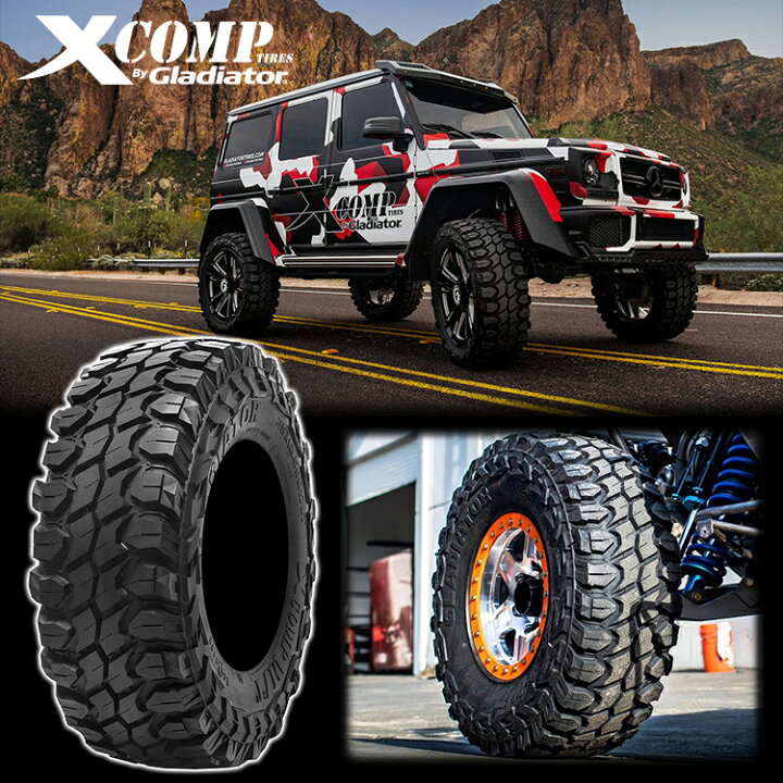楽天市場】2022年製 送料無料 新品 GLADIATOR X COMP M/T 35x12.50R18 