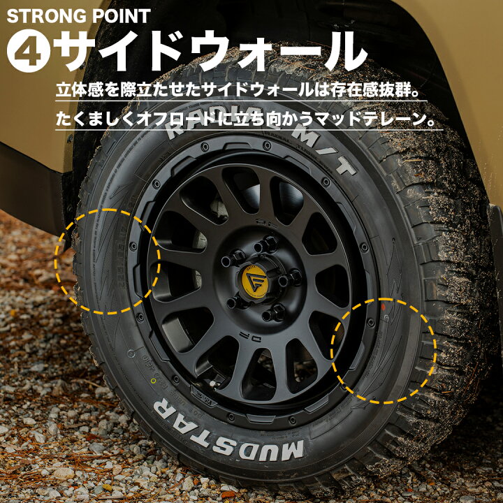 楽天市場】〜2026年製 送料無料 新品 マッドスター Radial M/T 205 