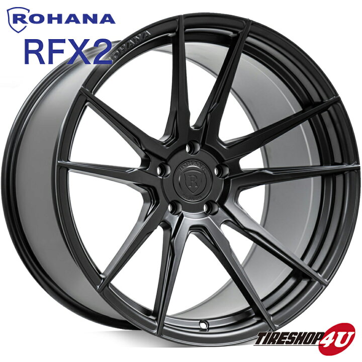 楽天市場】【取付対象】ROHANA RFX2 20×9J 5/114.3 +35 マットブラック  