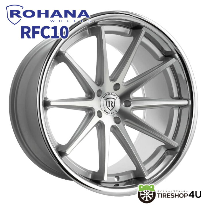 楽天市場】【最大P49倍】ROHANA RFC10 22×10.5J 5/127 +22 +30 +40 