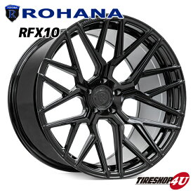 【取付対象】ROHANA ロハナ RFX10 19×8.5J/9.5J 5/120 +33/+35 グロスブラックPIRELLI POWERGY 225/40R19-255/35R19 サマータイヤホイールセット 4本セット 19インチ コンケーブ 【F32 F33 F36】