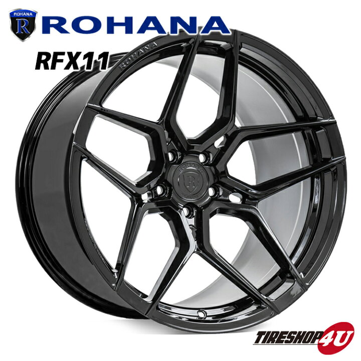 楽天市場】【最大P44.5倍！】ROHANA RFX11 19×8.5J 5/112 +25 グロス 