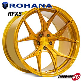 【取付対象】ROHANA RFX5 20×10.0J 5/112 +33 グロスゴールドNITTO INVO 275/30R20 97W XL サマータイヤホイールセット 4本セット 20インチ コンケーブ 【RS5】