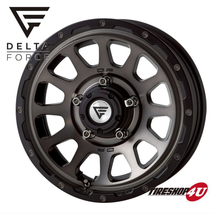 楽天市場】【取付対象】 16インチ DELTA FORCE OVAL 16x6J 5/139.7 -5 