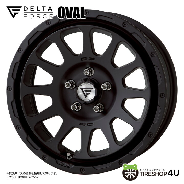 楽天市場】デルタフォース オーバル 16x7.0J 5/114.3 +35 CB 73φ 