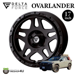 f^tH[X I[o[_[ 17x7.0J 5/114.3 +32 CB 73.1 }bgubN DELTA FORCE OVERLANDER MAT BLACK zC[ Pi 1{i t[tH[~O 17 x 7.0J / 5-114.3 / hub73.1 MB 7J TOYOTA RAV4 utH