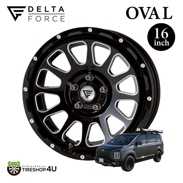 楽天市場】デルタフォース オーバル 16x7.0J 5/114.3 +35 CB 73φ 