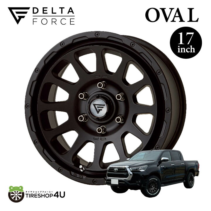 FORCE デルタフォース OVAL(オーバル) 17インチ 8.0J トーヨータイヤ プロクセス PROXES スポーツ2  225/55R17 サマータイヤ ホイール4本セット