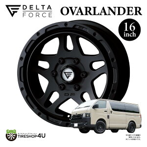 Vi f^tH[X I[o[_[ 16x7.0J 6/139.7 +38 CB106.2 }bgubN DELTA FORCE OVERLANDER MAT BLACK zC[ Pi 1{i t[tH[~O 16 x 7.0J / 6-139.7 / hub106.2 MB 7J nCG[X 