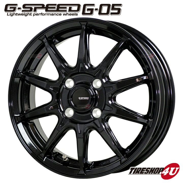 楽天市場】【取付対象】 G-SPEED G-05 16×6.0J 4/100 +45 メタリック 