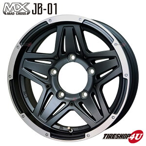16C` MAD CROSS JB-01 16x5.5J 5/139.7 +20 AbVO[|bV AG/P Vi A~zC[Pi1{i 4{wő zC[̂ s }bhNX JB01 16×5.5 Wj[ 
