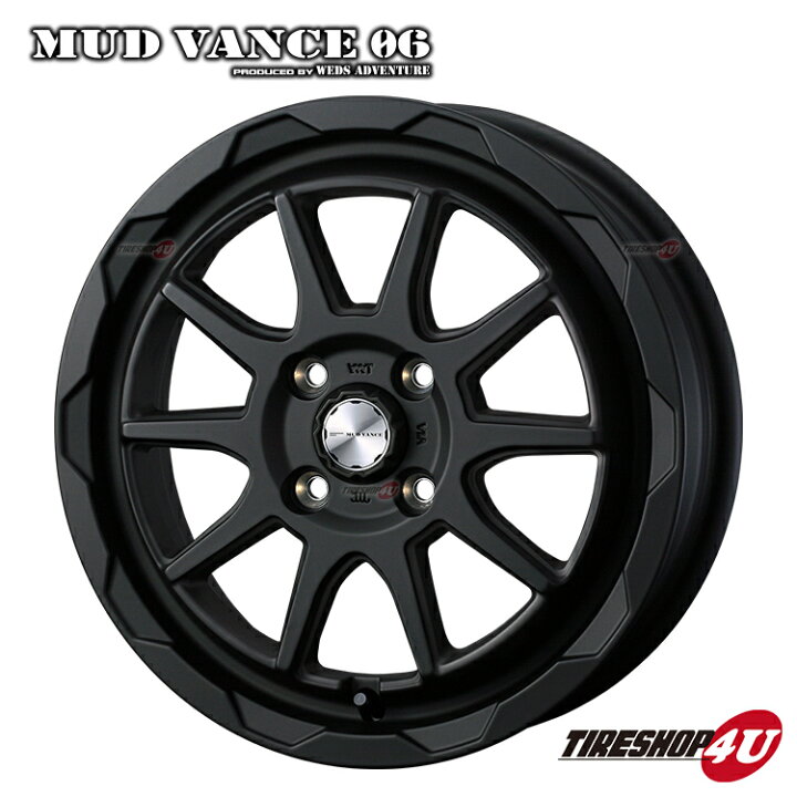 楽天市場】【最大P46.5倍】【取付対象】 WEDS MUD VANCE 06 14×4.5J 4 