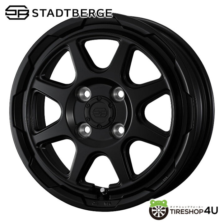 楽天市場】【取付対象】 WEDS STADTBERGE 14×4.5J 4/100 45 セミマット  