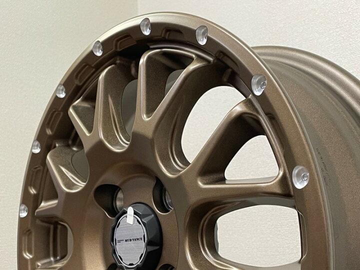楽天市場】MUD VANCE 08 12X4.00B 4/100 +40 マットブロンズ MUDSTAR 