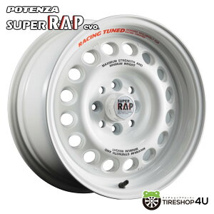 15�C���` BRIDESTONE POTENZA SUPER R�EA�EP evo. 15x6.5J 4/100 +35 RPW ���[�V���O�p�[���z���C�g �V�i �A���~�z�C�[�� 1�{���i [4�{�ő�������] �u���a�X�g�� �|�e���U �X�[�p�[���b�v RAP �y�� ���� �z�C�[