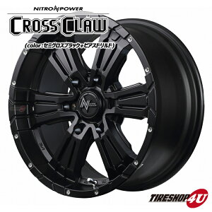 16C` NITROPOWER CROSS CLAW 16x6.5 6/139.7 +48 Z~OXubN{sAXhh iCgp[ NXNE ViA~zC[Pi1{iMID Wheels }J 4{wő