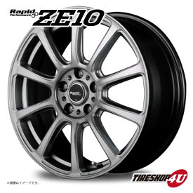 12インチ EuroSpeed F10 12x3.5 4/100 +42 メタリックグレー ユーロスピード 新品アルミホイール単品1本価格4本購入で送料無料