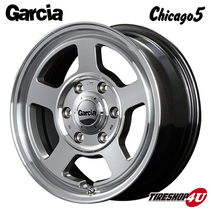 楽天市場】【複数購入P10倍】 16インチ GARCIA Chicago5 16x5.5 5 