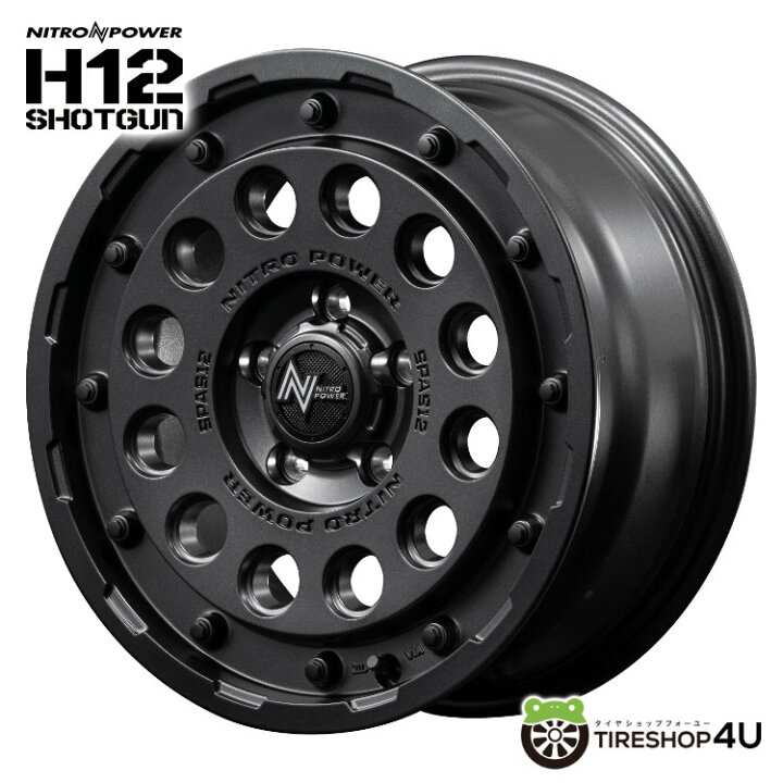 楽天市場】【取付対象】 NITRO POWER H12 SHOTGUN 16×7.0J 5/114.3 40 