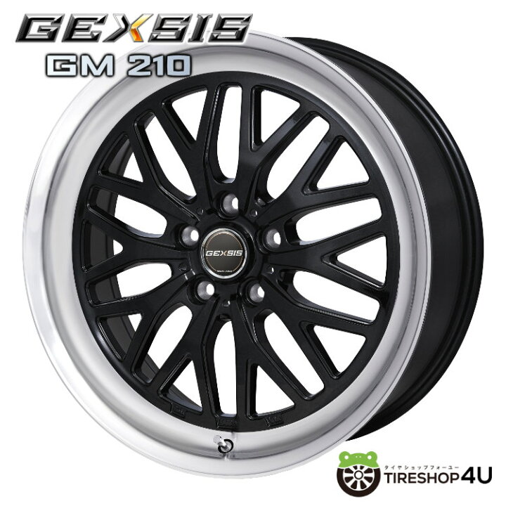 楽天市場】19インチ 7J 5H MONZA JAPAN GEXSIS GM210 19×7.0J 5/114.3 