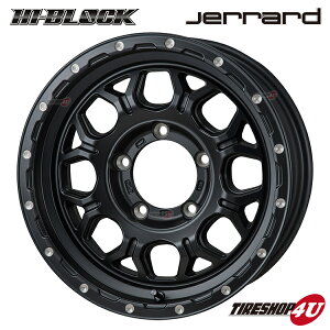4{wő 16C` HI-BLOCK JERRARD 16×6.0J 5/139.7 +0 TeubN~[O Wj[VG VG Ch JB74W MONZA JAPAN c@Wp JPOz nCubN WF[h Vi A