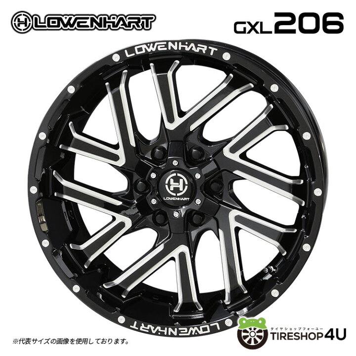 楽天市場】【取付対象】Lowenhart GXL206 16×6.5J 6/139.7 38 GBM TOYO 