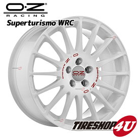 17インチ 17×7j OZ SPORT SUPERTURISMO WRC OZレーシング スポーツ スーパーツーリズモWRC 17x7.0J 4/108 +25 W ホワイト 1770 プジョー シトロエン HUB:65.1φ 新品 アルミホイール単品1本価格 1本から送料無料