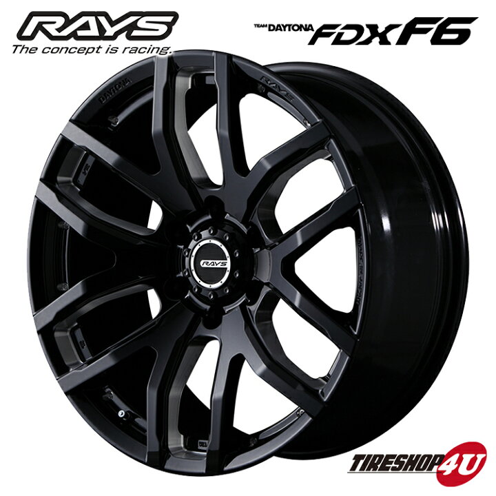 楽天市場】RAYS TEAM DAYTONA FDX F6 17X8.0J 6/139.7 +20 8J B8 