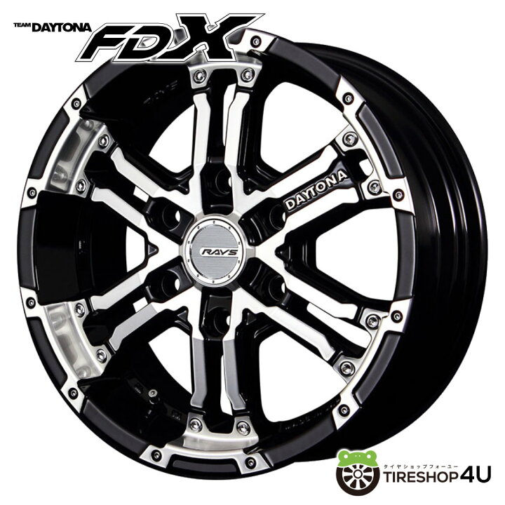 楽天市場】【取付対象】 RAYS DAYTONA FDX 17×6.5J 6/139.7 48 DK 
