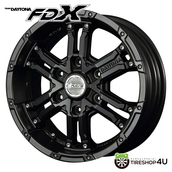 楽天市場】【取付対象】 RAYS DAYTONA FDX 16×6.5J 6/139.7 38 SB 