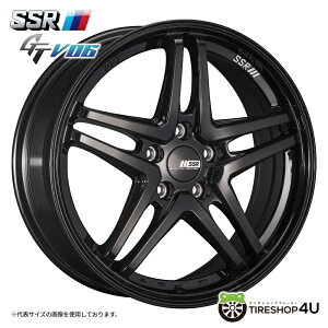 18�C���` SSR GTV06 18x7.5J 5/114.3 +48 GB �O���X�u���b�N�n�u�a ��73�V�i�A���~�z�C�[��1�{���i [4�{�w���ő�������]