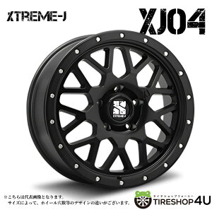 20C` XTREME-J XJ04 20x8.5J 5/127 +35 TeubNGNXg[WFC Jeep O[(JK) Oh`FL[(WJ/WK)ViA~zC[1{i [4{wő]