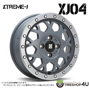 yőP10{z 14C` XTREME-J XJ04 14x4.5J 4/100 +43 ZgO[GNXg[WFCViA~zC[1{i [4{wő]
