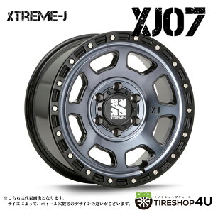 16C` XTREME-J XJ07 16x6.5J 6/139.7 +38 sSEMI CONCAVEt OXubN}VCfBSGNXg[WFC nCG[X200nViA~zC[1{i [4{wő]