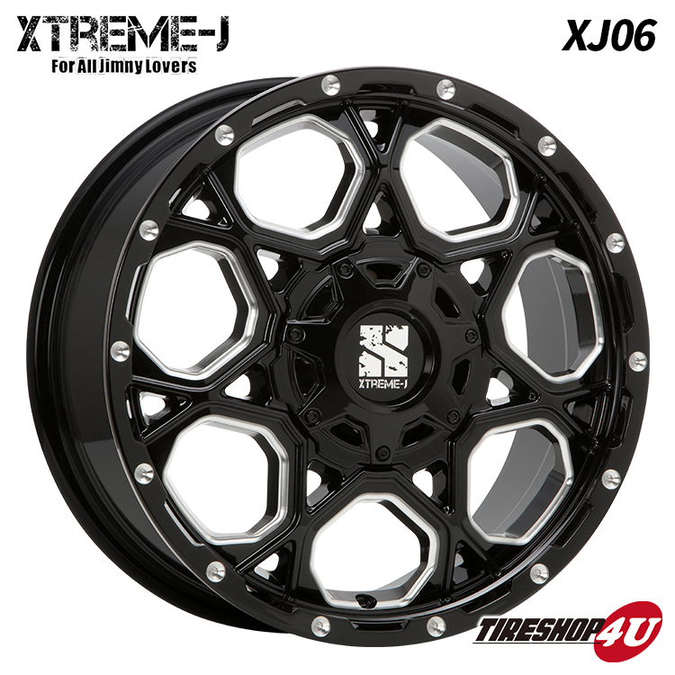 【楽天市場】XTREME-J XJ06 16x7.0J 5/114.3 5/100 +42 +50 