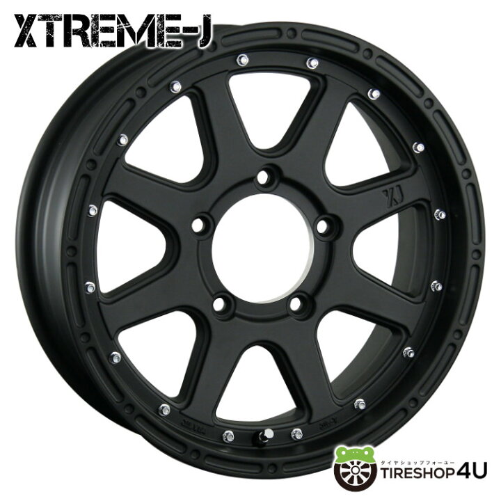 楽天市場】【取付対象】 MLJ XTREME-J 16×5.5J 5/139.7 20 FB フラット 