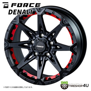 FORCE DENALIitH[X fij17×7.5J 5/127 +38 MB }bgubN JWL,JWL-TKiKi JEEP Wrangler O[ Ȃ Pi A~zC[ zC[̂4{i