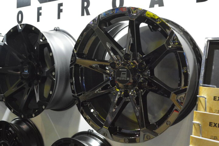 楽天市場】【取付対象】 FORCE DENALI 18×8J 6/139.7 15 MBK マット 