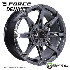 yőP10{z FORCE DENALI i tH[X fi j 17×7.5J 5/114.3 +38 SBC X[p[ubNR[g JWL RAV4 fJD5 GNXgCT32 Ȃ t[tH[~O 17C` 17x7.5j zC[Pi A~