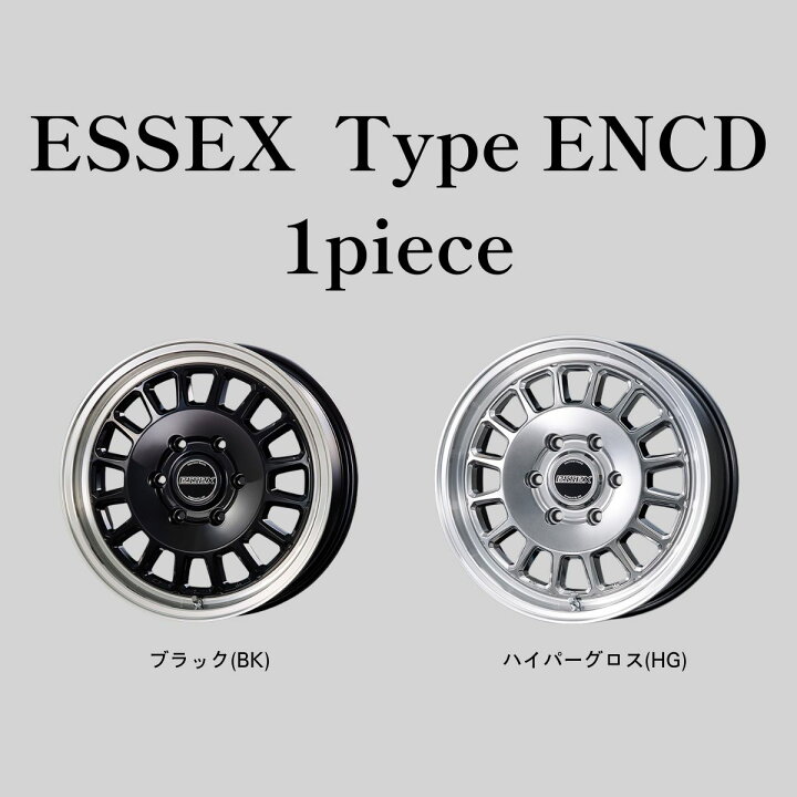 楽天市場】【最大P10倍】17インチ ESSEX Type-ENCD 1piece 17x6.5J 6 