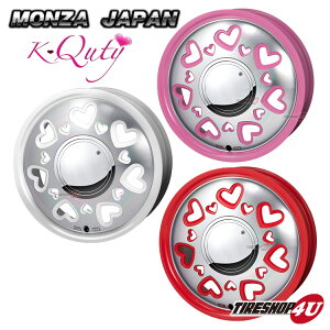 4{wő 14C` K-Quty 14×4.5J 4/100 +43 sN|bV y N-BOX ^g [ Ag Xy[VA ~ SR Ȃ MONZA JAPAN c@Wp JPOz P[EL[eB KQUTY 