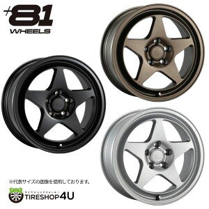 17�C���` �������� LA STRADA �{81 WHEELS17x8.0J 4/100+35 �I�ׂ�J���[�A�x �� �X�g���[�_ �v���X81 �z�C�[���Y�z�C�[���P�i1�{���i[4�{�w���ő�������]���[�h�X�^�[ND(Brembo NG)