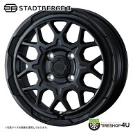 14インチ WEDS WEDS ADVENTURE STADTBERGE214x5.0J 4/100+39 MBK セミマットブラックウェッズ ウェッズア…