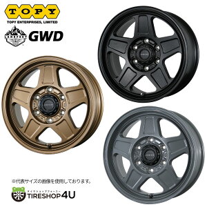 18�C���` TOPY LANDFOOT GWD18x7.5J 6/139.7 +55 �g�s�[ �����h�t�b�gGDW�z�C�[���P�i1�{���i[4�{�w���ő�������]�����h�N���[�U�[ �����N�� 250�n 300�n �g���^���������i�b�g�d�l