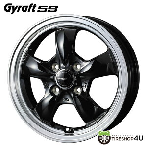 yő2000~OFFz14C` WEDS Gyraft 5S 14x4.5J 4/100 +45 BLK/RP ubN/|bVEFbY Otg5S N-BOXA^g [ SR Xy[VA \I ~ Ag ȂǐViA~zC[1{